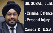 Dil Gosal, Criminal Defense and Personal Injury Lawyer  serves clients in Abbotsford 