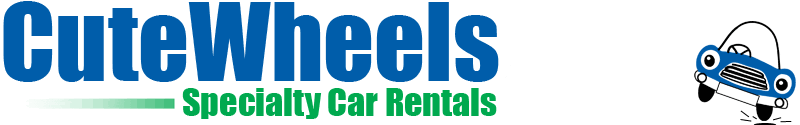 Cute Wheels Special Car Rentals - View St. Downtown parking lot location