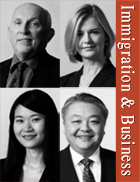 Business immigration lawyers at Boughton Law, downtown Vancouver, Bruce Harwood, MA LLB, business immigration lawyer; Annamarie Kersop, fluent in Africaans,     Angela So, JD (fluent in Mandarin & Cantonese) & Larry Yen, business lawyer fluent in Mandarin click for more information on these 4 lawyers at CanadaLegal.info