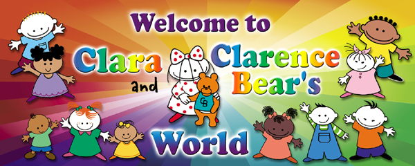 CLICK TO Clara & Clarence Bear's website for Children's  illustrations from California's Cat