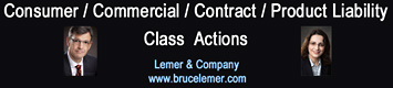 Bruce Lemer, know for Red Cross tainted blood class action, Canada's largest class action at the time - click to his website at BruceLemer.com class actions