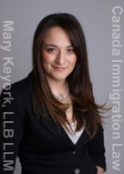 Mary Keyork, Canada Immigration Lawyer, fluent in English,  French and Armenian with some Spanish