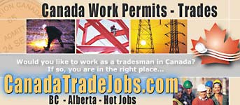 Photo of welders and builders-tradesmen that Canada Work Permits are needed for Foreign Workers  to work in Alberta Oil Sands and Construction Industry Boom in BC and Alberta - CLICK FOR www.CanadaTradeJobs.com INFO