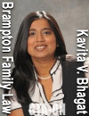 Kavita V. Bhagat, Brampton, Family Lawyer  also licensed to handle Real Estate Transactions
