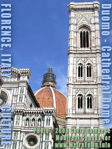 See Florence Art History in its wonderful  DOMOs or Cathedrals in English