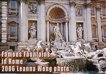 Famous Trev Fountain in Rome - make a wish!