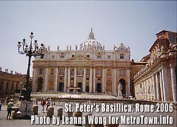 Photo St. Peter's Basillica in Rome outside views