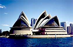 Sydney Opera House, in state of New South Wales, Austraila