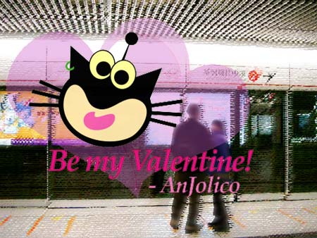 Be My Vanlentine - from animation character AnJolico - a Tony Yau cartoon character design