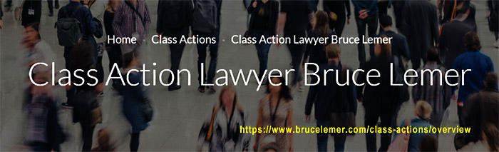 Consumer class actions / product liability / contracts misrepresentation - lawyers Bruce Lemer LLB and Felicity Schweitzer, BA LLB LLM in Vancouver, BC click for Lemer and  company, a pioneer based  law firm in the area of Canada's class actions since the 1990s tainted blood products class action and the Red Cross