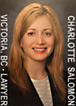 Charlotte Salomon,  BA LLB, experienced real estate  transactions lawyer  for Greater Victoria, in 2013 a Director for the BC Assessment Authority, also experienced in  wills  and personal injury law 