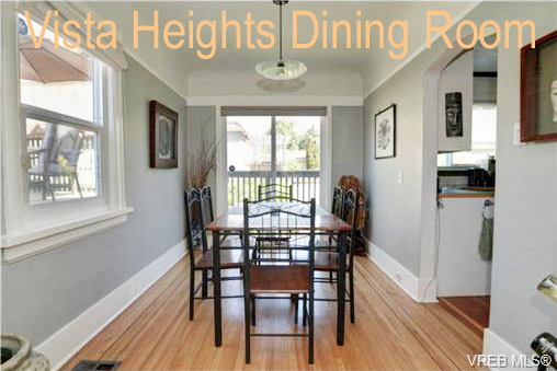 Vista Heights house dining room 