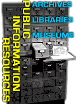 Click to go to archives, libraries & museums area.